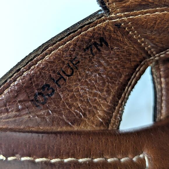 Vintage Y2K Donald J. Pliner Clogs Heels Square Toe Brown Suede Bow Preppy VTG 7 - Picture 8 of 11